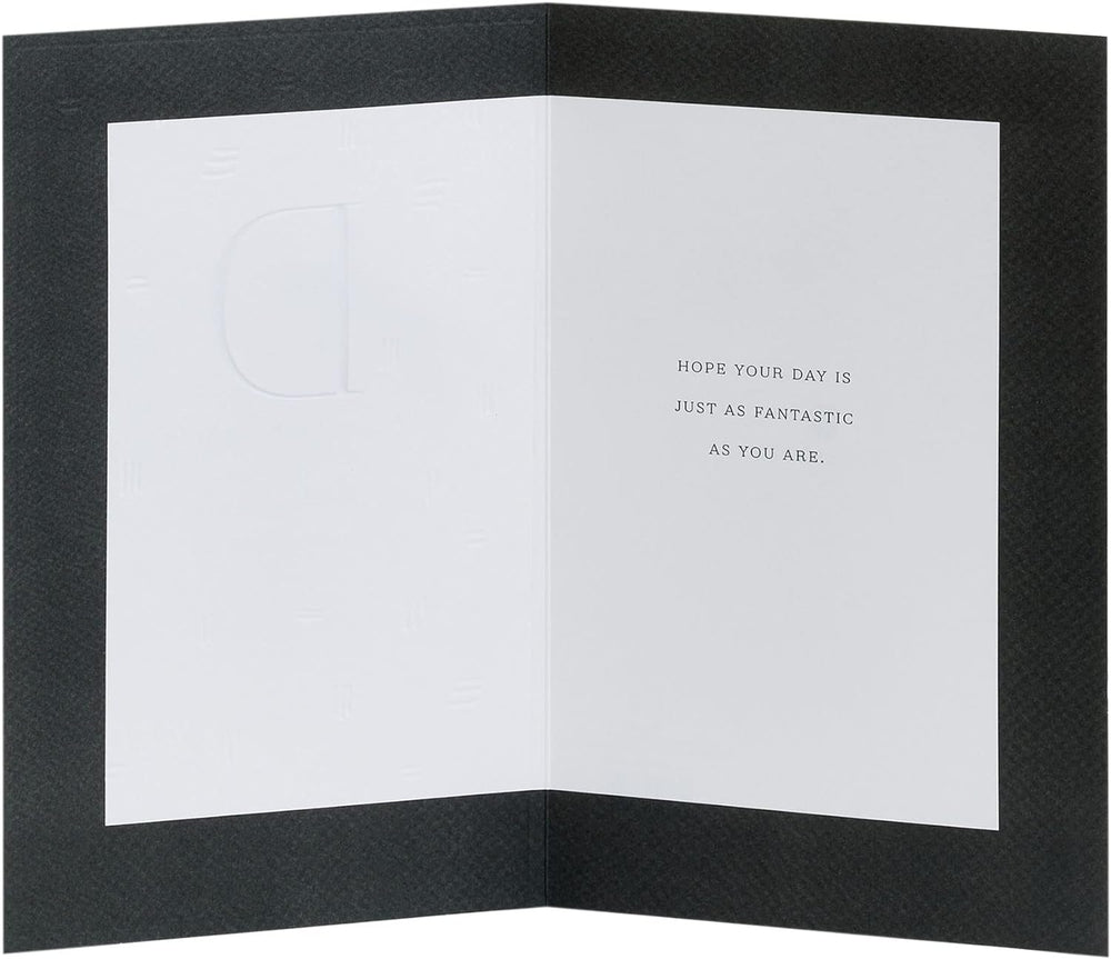 UK Greetings Letter D Dad Father's Day card featuring festive stationery design for celebrating dads.