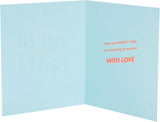 UK Greetings Mother's Day card for Nan with a Super Nan design, featuring colorful stationery artwork.