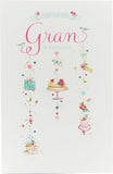 UK Greetings Mother's Day Card featuring a heartfelt design for grandma from a grandchild, part of the stationery collection.