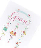 UK Greetings Mother's Day Card featuring a heartfelt design for grandma from a grandchild, part of the stationery collection.