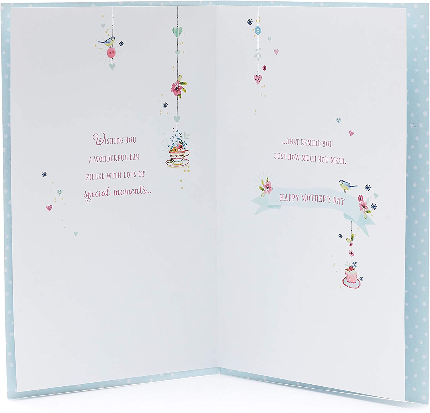 UK Greetings Mother's Day Card for Grandma from Grandchild, featuring floral design and heartfelt message, made of quality stationery.