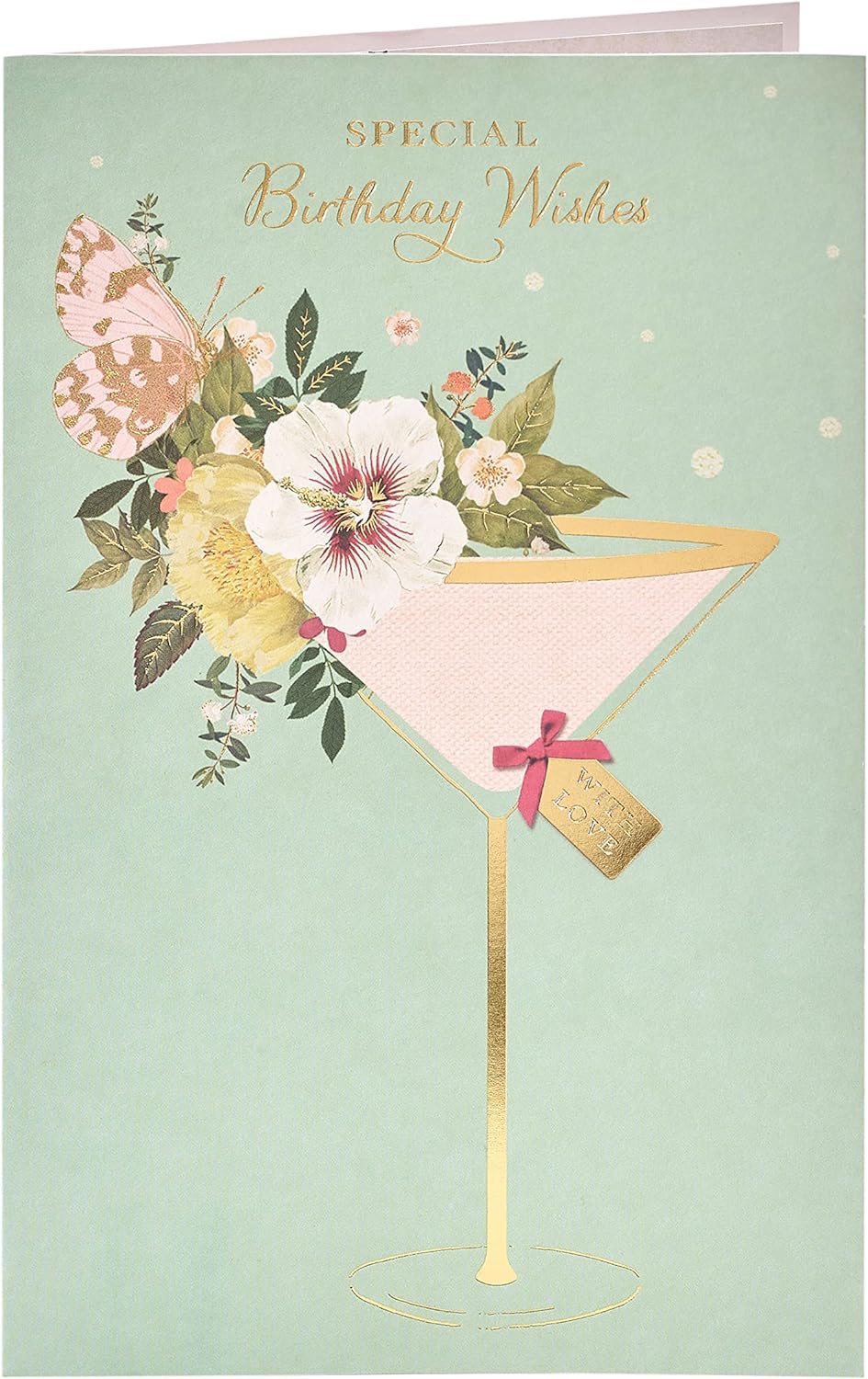 UK Greetings RHS floral birthday card for her, featuring colorful floral design and special birthday wishes.