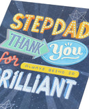UK Greetings Stepdad Father's Day card, UK Greetings stationery with heartfelt design for celebrating stepdads.