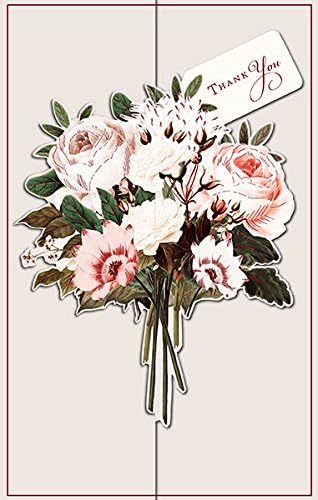 UK Greetings thank you card with colorful flower design, ideal for expressing gratitude in a thoughtful way.