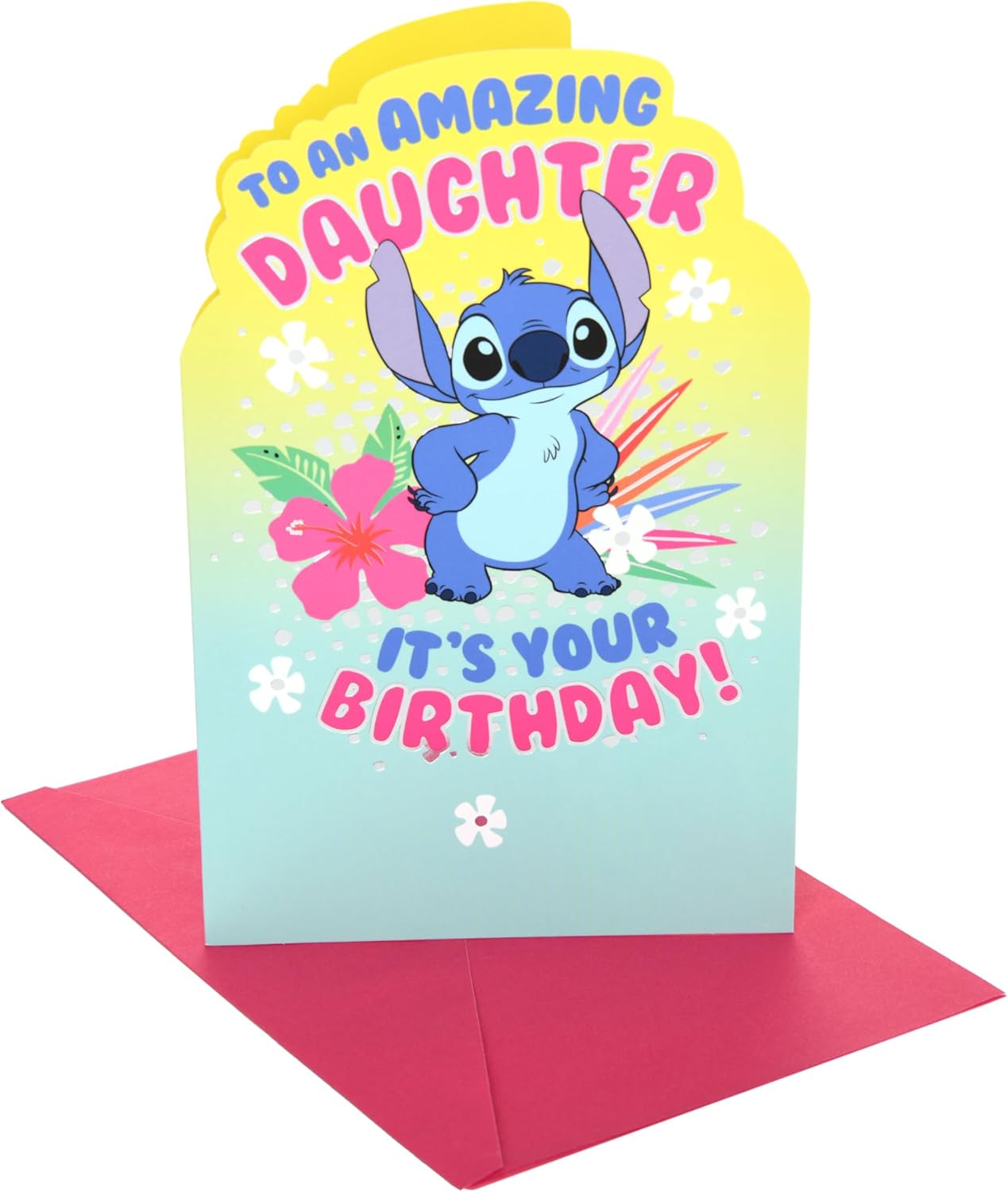 UK Greetings Stitch Daughter themed gift ornament featuring a Stitch character design, perfect for gifting or decorating.