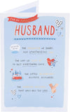 UK Greetings Valentine's Day card for husband with heartfelt design, featuring romantic imagery and affectionate message.