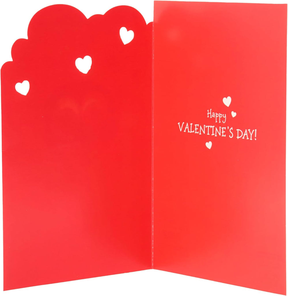 UK Greetings Valentine's Day card for wife featuring a cute love bug design, with heartfelt love message and colorful illustrations.
