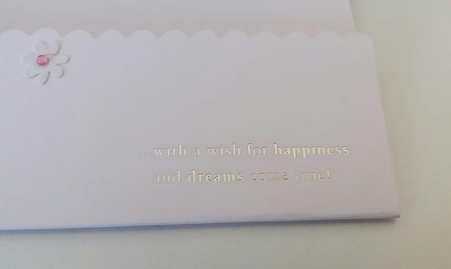 UK Greetings wedding money wallet card featuring elegant design, perfect for gifting newlyweds on their special day.