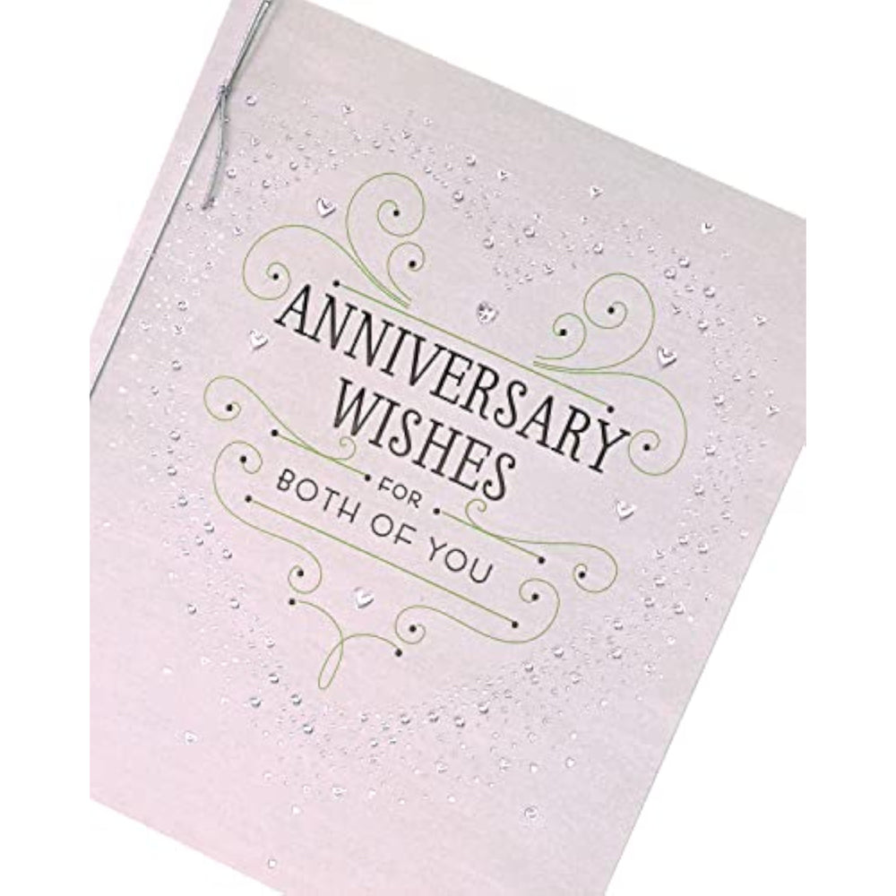 Luxury Anniversary Greetings Card for Both of You - Elegant Design