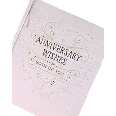 Luxury Anniversary Greetings Card for Both of You - Elegant Design