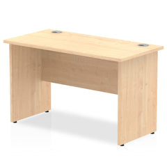 Impulse 1200 x 600mm Straight Desk Maple Top Panel End Leg MI002472 DD