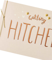 Getting Hitched Wedding Congratulations Card
