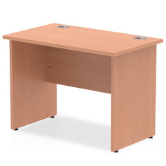 Impulse 1000 x 600mm Straight Desk Beech Top Panel End Leg MI001728 DD