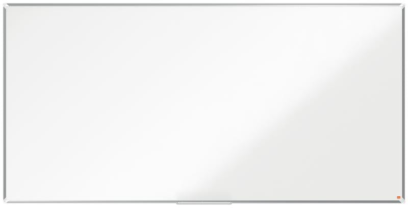 Nobo Premium Plus Magnetic Enamel Whiteboard Aluminium Frame 2400x1200mm 1915151