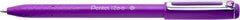 Pentel IZEE Ballpoint Pen Cap-Style 1.0mm Tip 0.5mm Line Violet (Pack 12) BX460-V