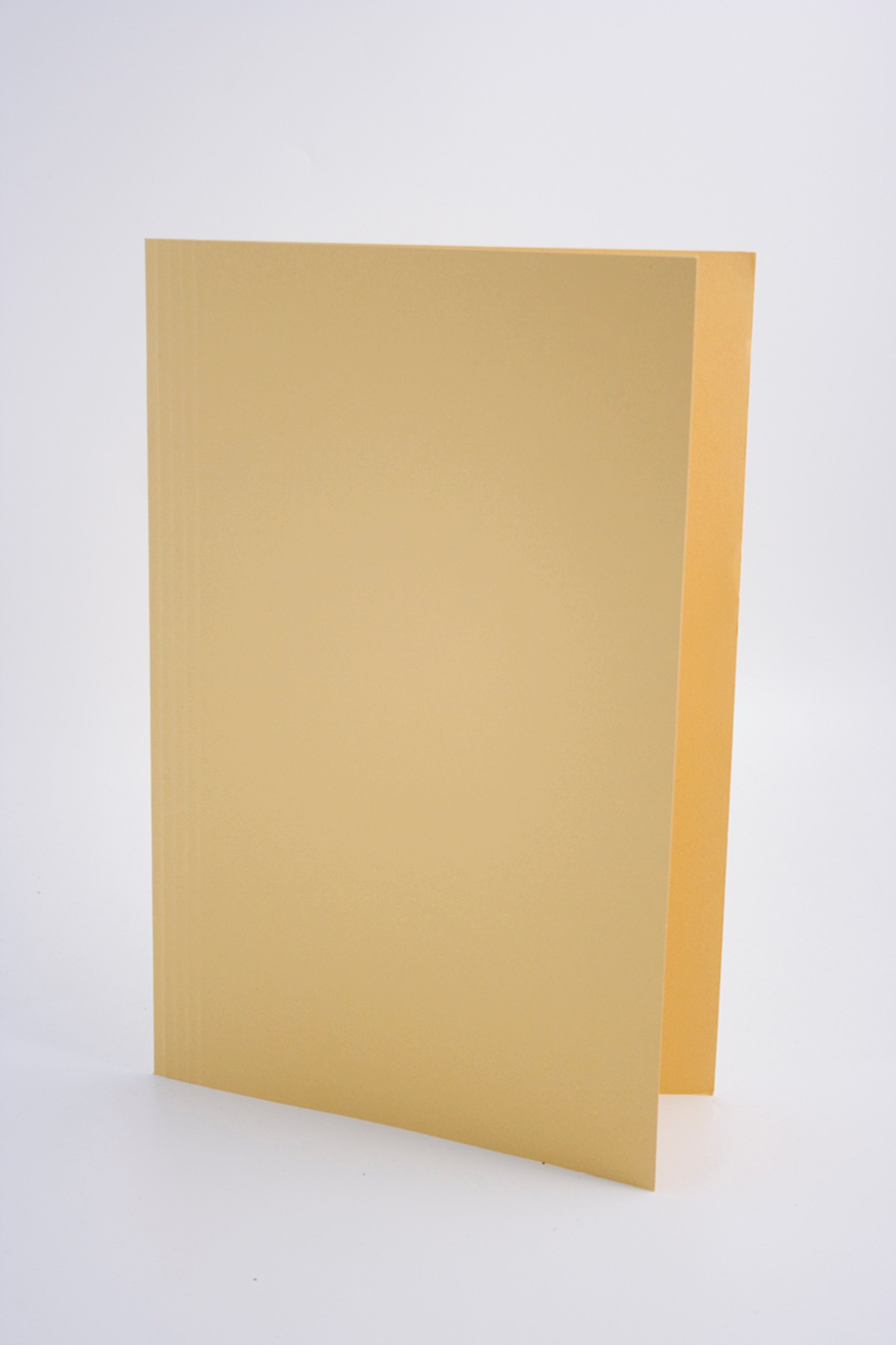 Guildhall Square Cut Folder Manilla Foolscap 250gsm Yellow (Pack 100) - FS250-YLWZ