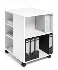 Durable Multi Function Storage Trolley 74x59cm Open White - 311302 DD