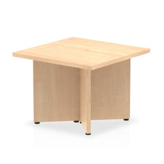Dynamic Impulse W600 x D600 x H435mm Square Coffee Table Panel Arrowhead Leg Maple Finish - I003421 DD