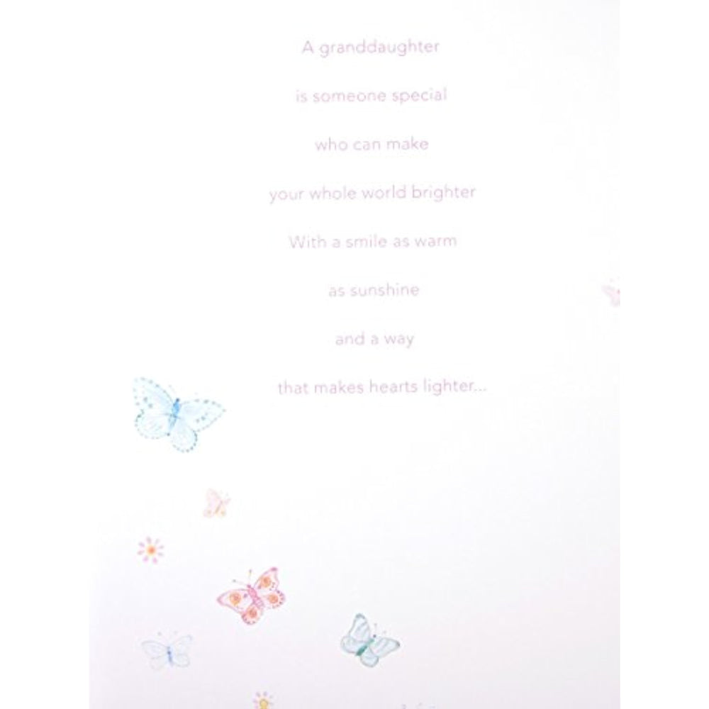 For a Granddaughter Who Means so Much, Birthday Greetings Card