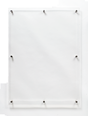 Deflecto A1 Wall Mounted Acrylic Poster Holder Literature Display Sign Holder Crystal Clear - AA1PH1