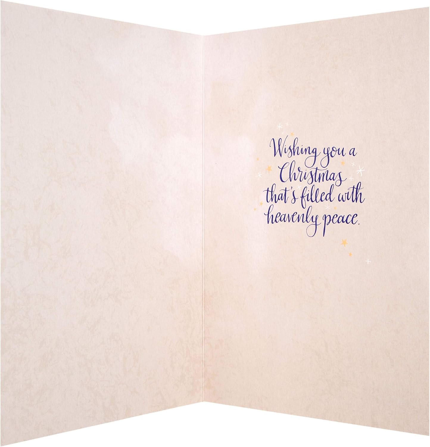 Peaceful Silent Night Christmas Greeting Card with Elegant Seasonal Design and Heartfelt Wishes
