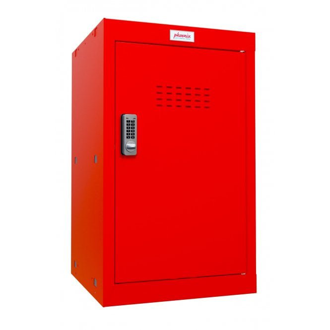 Phoenix CL Series Size 3 Cube Locker in Red with Electronic Lock CL0644RRE DD