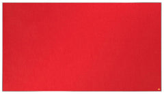 Nobo Impression Pro Widescreen Red Felt Noticeboard Aluminium Frame 1550x870mm 1915422