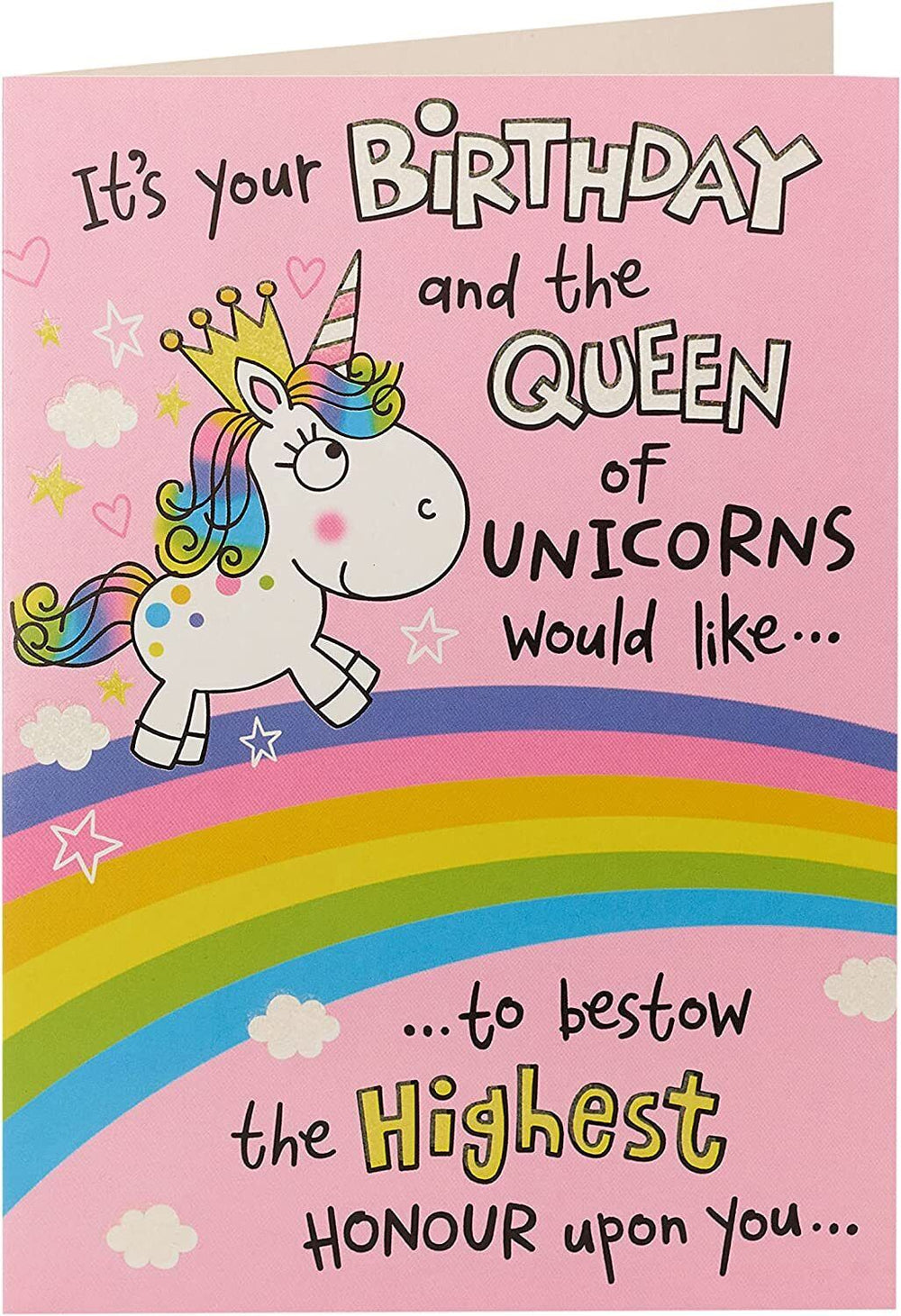 Unicorn Birthday Card