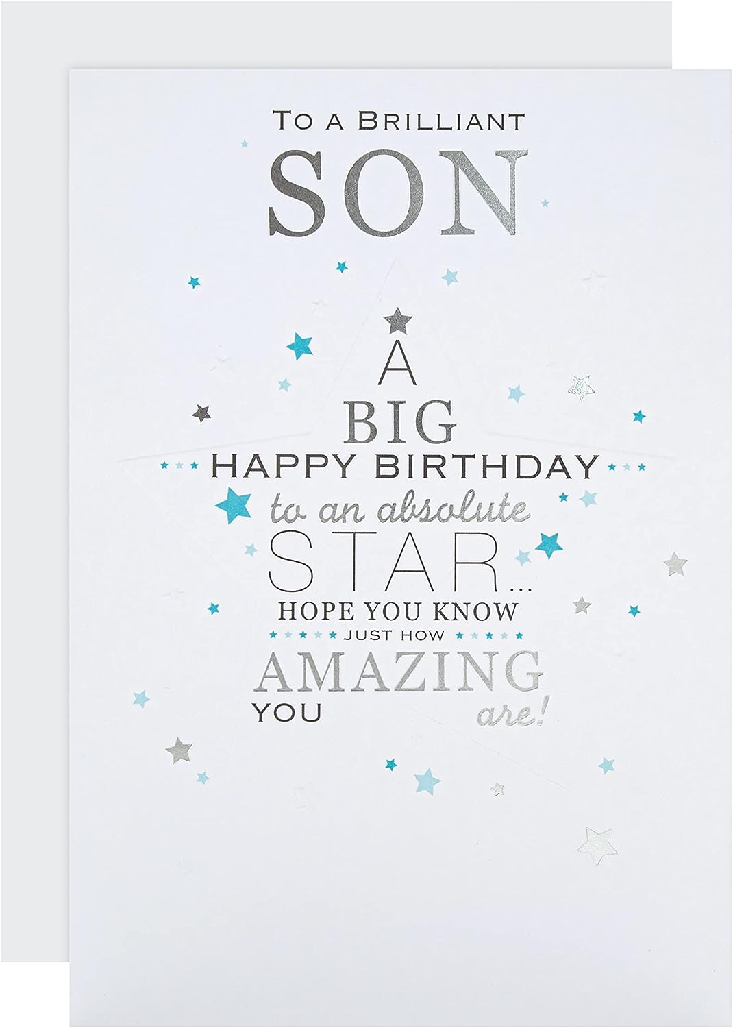Star Son Birthday Card