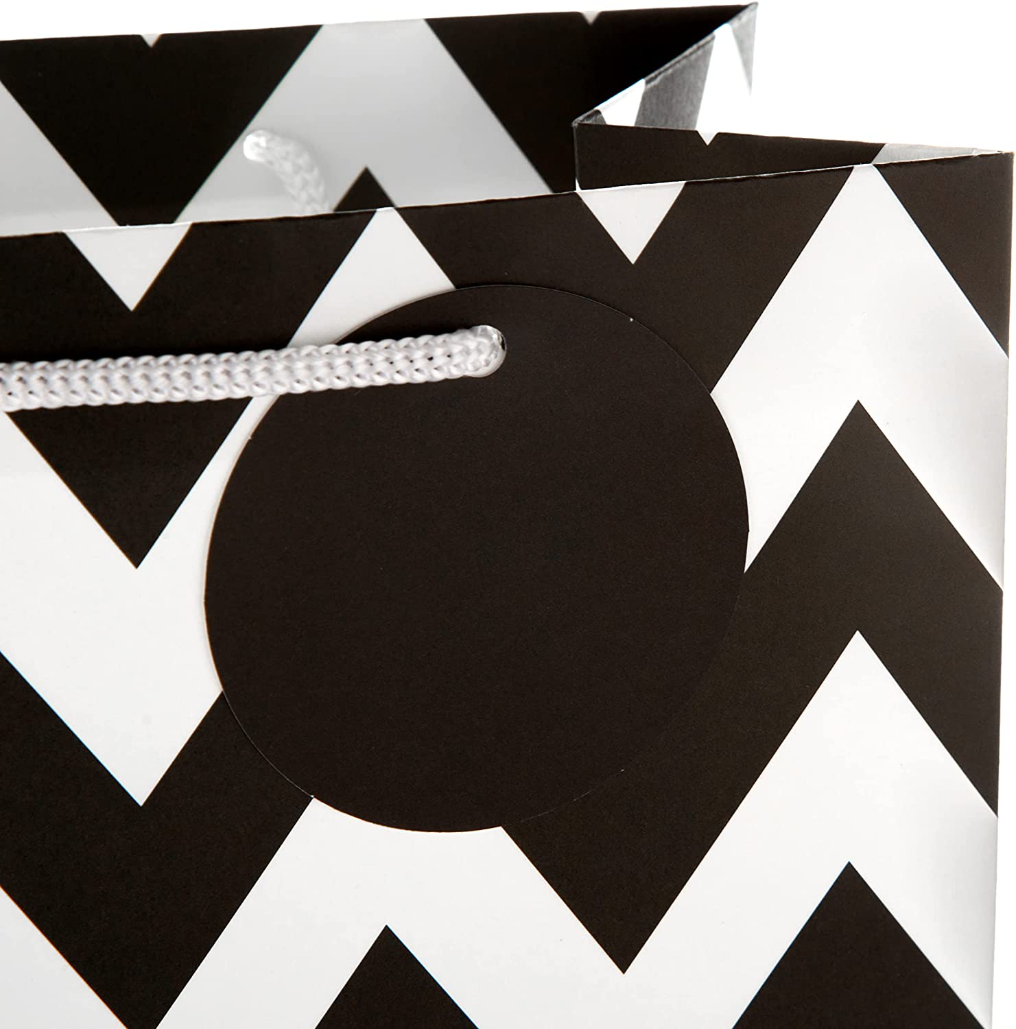 Hallmark Multi Occasion Gift Bag Bundle - 3 Essential Sized Bags in 3 Contemporary Black Designs