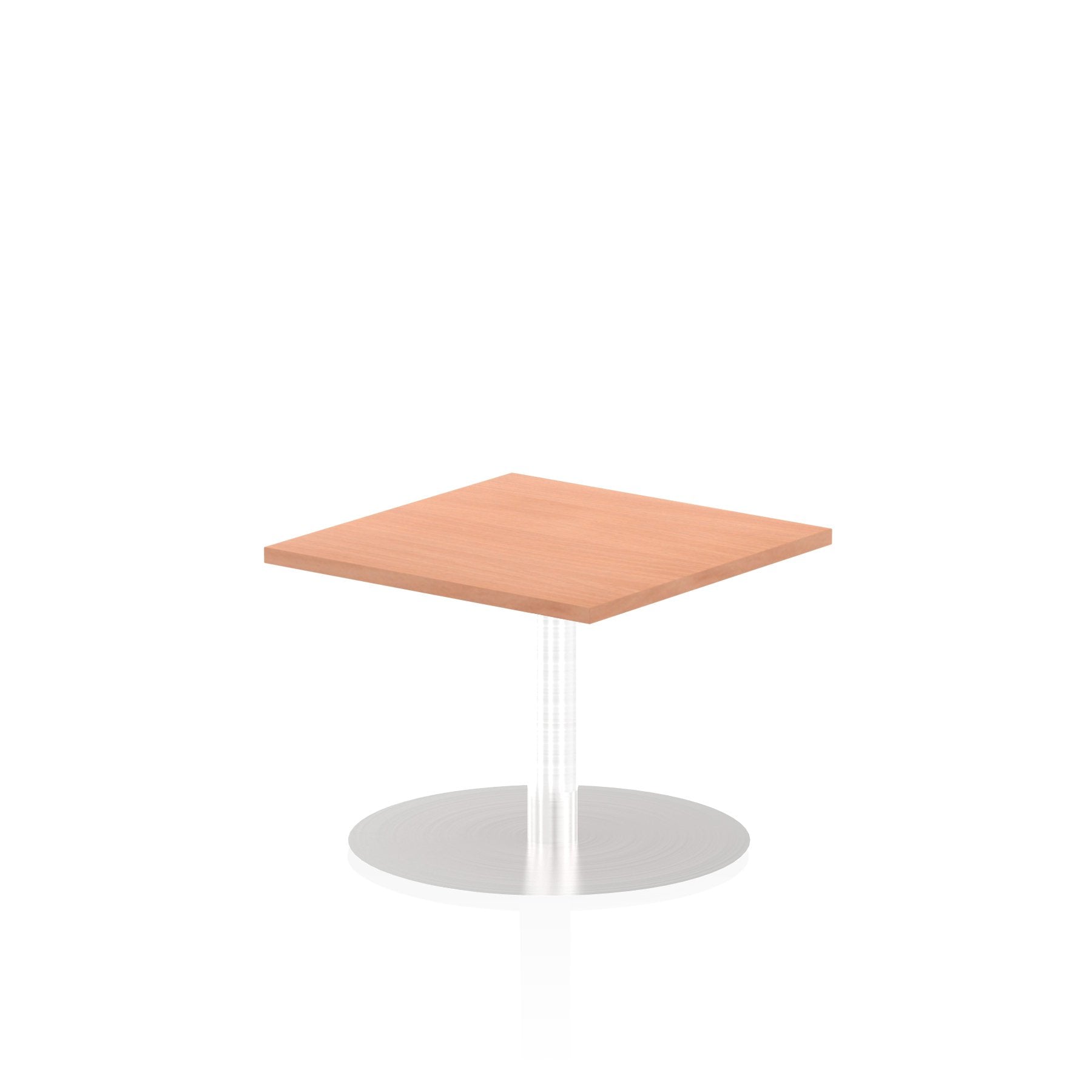 Dynamic Italia 600mm Poseur Square Table Beech Top 475mm High Leg ITL0208 DD