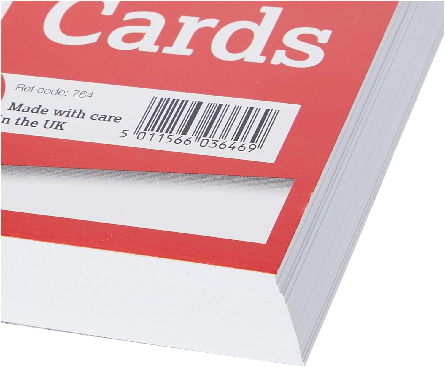 152 x 101mm Plain 100 White Record Cards
