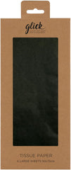 Black Tissue Paper 750 x 500mm
