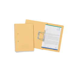 Exacompta Transfer File Manilla Foolscap Yellow 285gsm (Pack 25) TFM-YLWZ
