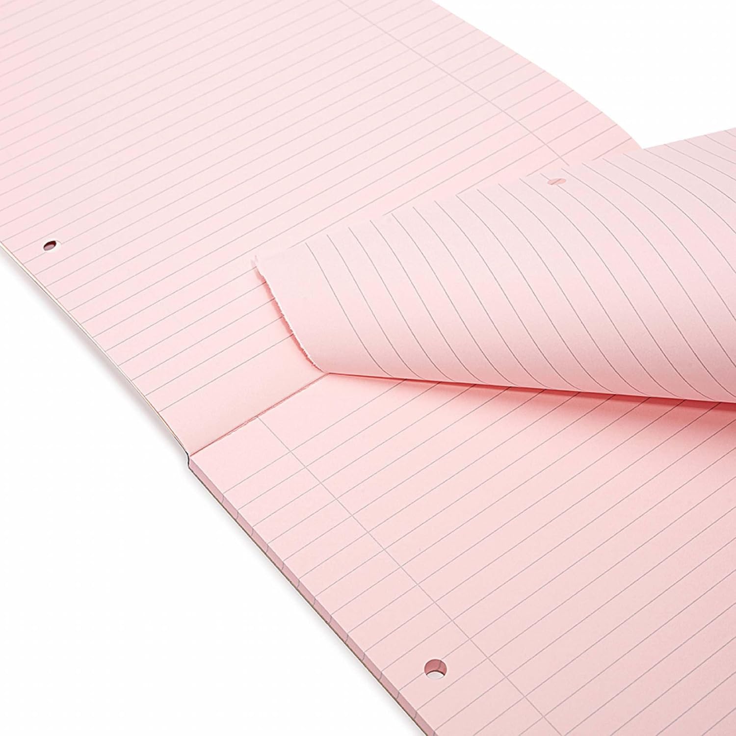 Rhino Pink Paper Refill Pad 8mm feints & margin A4 50 Leaf 100 pages