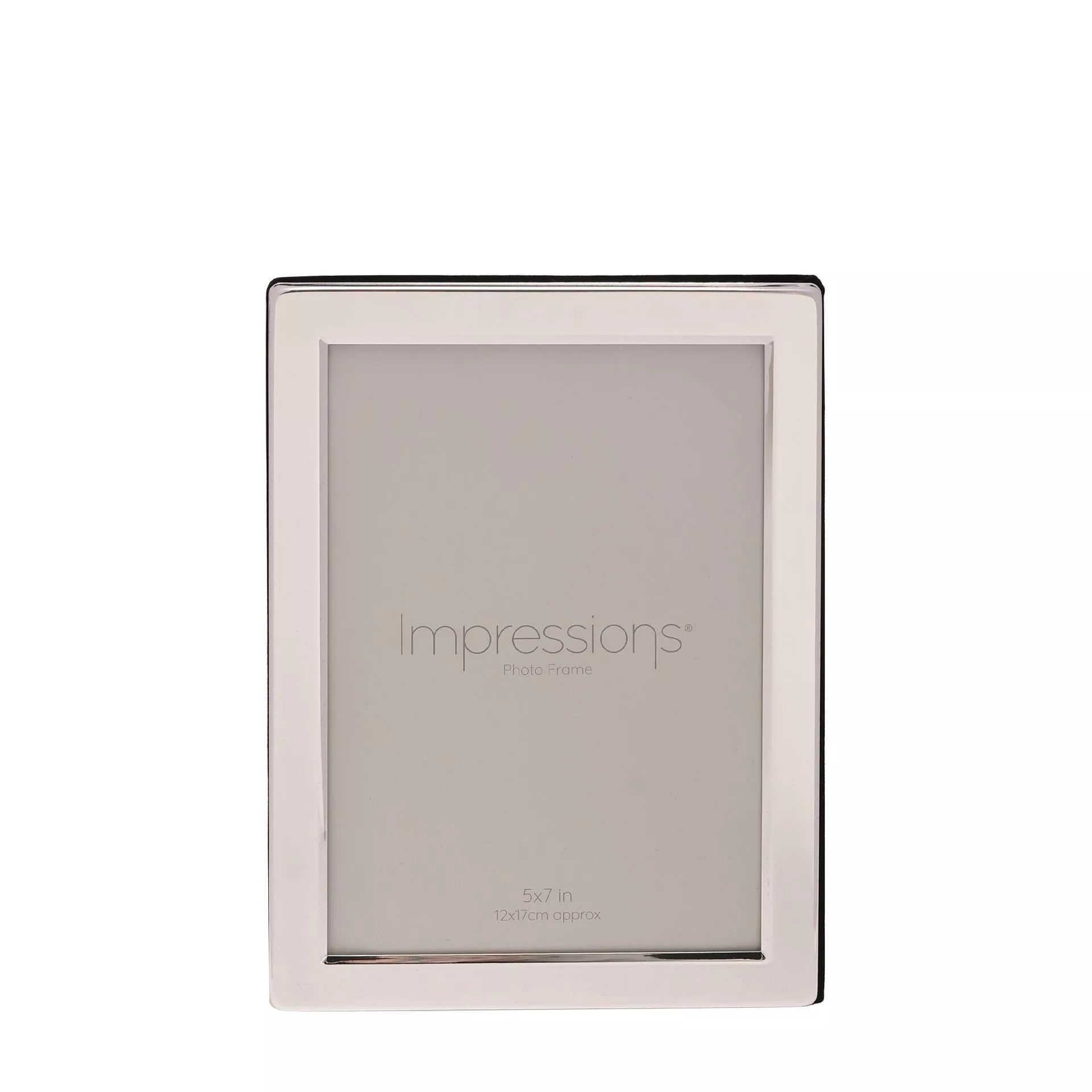 Silver plated Photo Frame Flat Edge - 5" x 7"