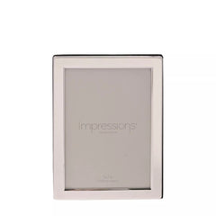 Silver plated Photo Frame Flat Edge - 5" x 7"