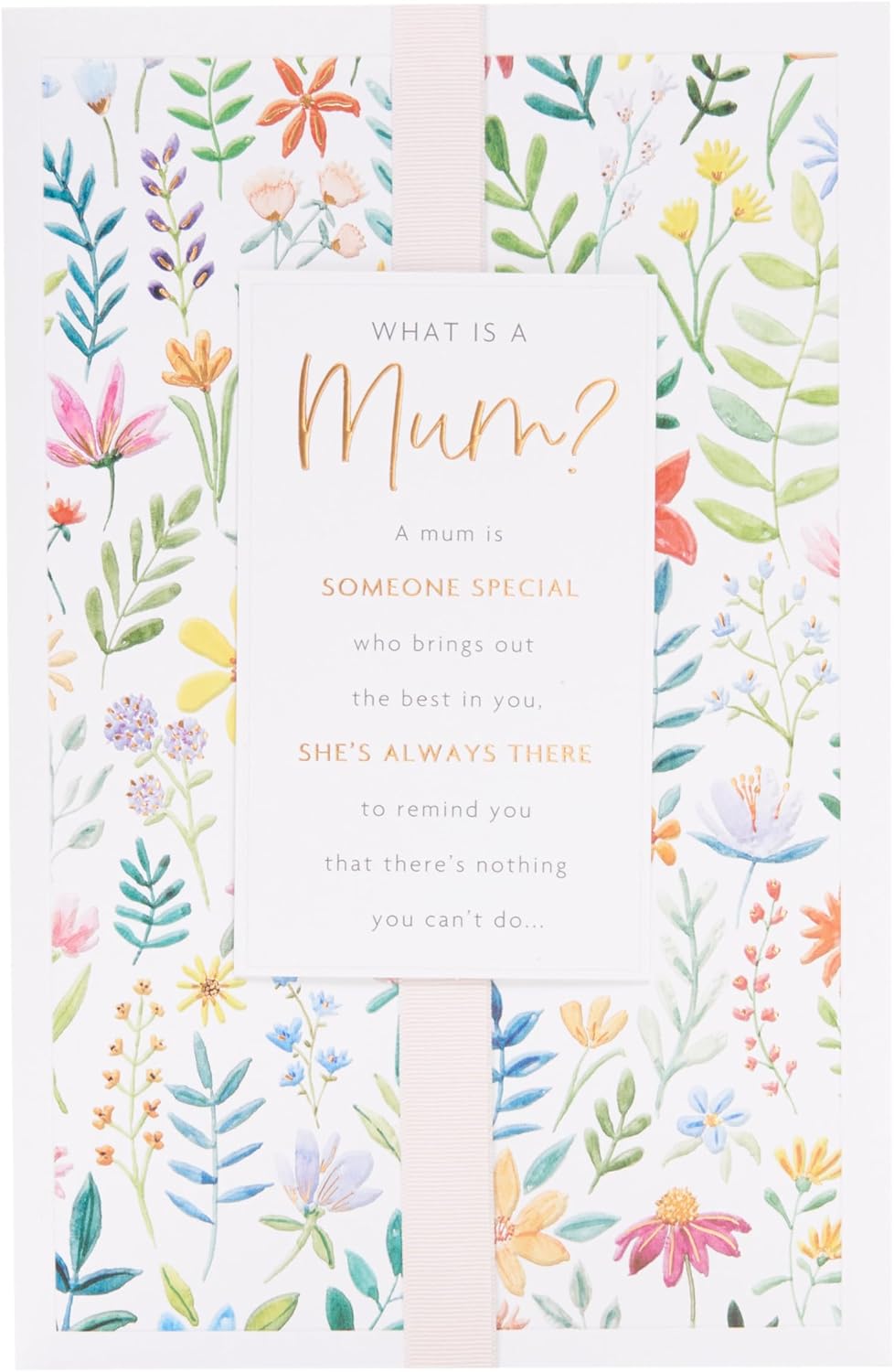 UK Greetings Mother's Day Card for Mum - What is a Mum? Design