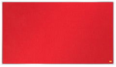 Nobo Impression Pro Widescreen Red Felt Noticeboard Aluminium Frame 890x500mm 1915420