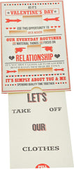 Romantic Cheeky Valentine's Day Card