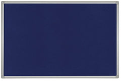 Bi-Office Maya Blue Felt Noticeboard Plastic Frame 600x450mm - FB0443186 DD