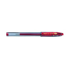 Pilot G-307 Grip Gel Rollerball Pen 0.7mm Tip 0.39mm Line Red (Pack 12) - 55101202