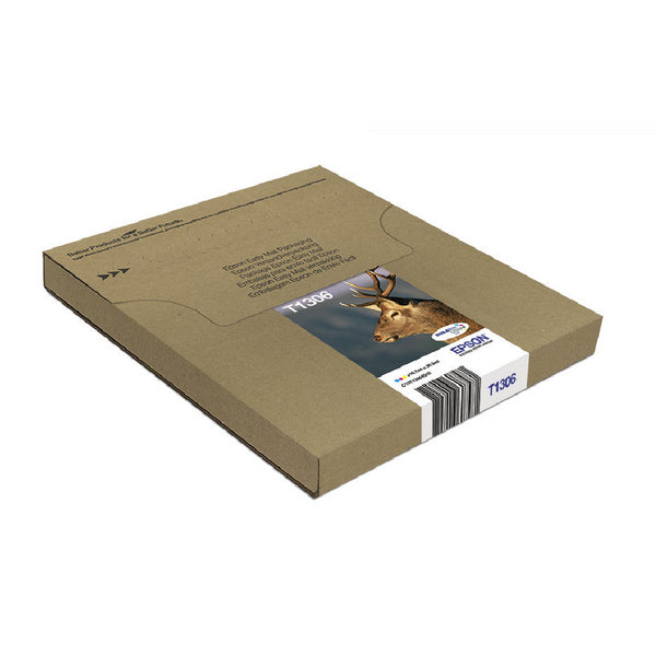 Epson T1306 Stag Cyan Magenta Yellow High Yield Ink Cartridge Multipack 3 x 10.1ml (Pack 3) - C13T13064510