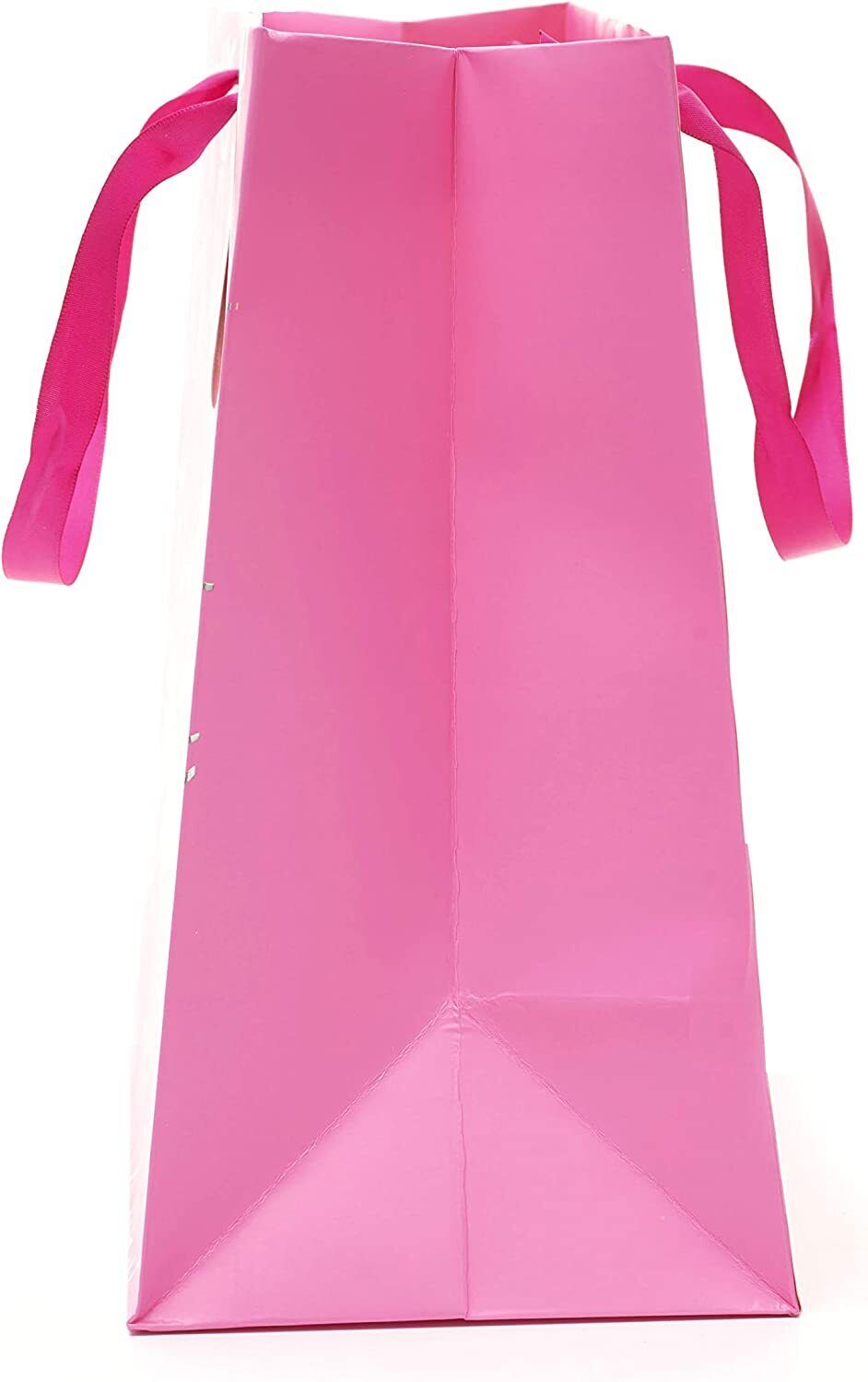 Female Happy Birthday Gift Bag Pink Large