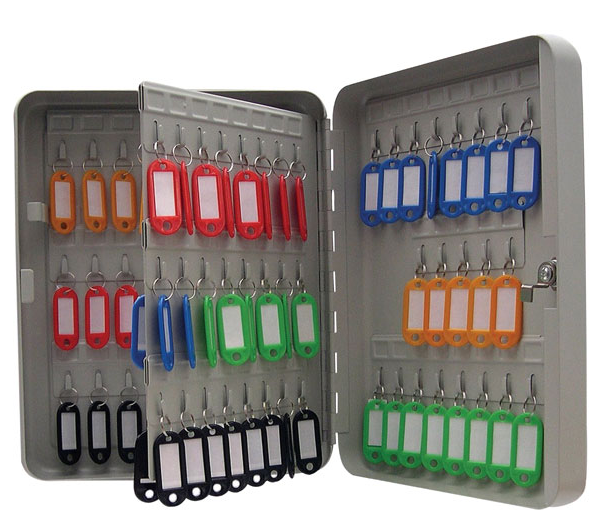 ValueX Key Cabinet 93 Hook Key Lock Steel Grey - KC93