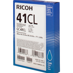 Ricoh GC41CL Cyan Standard Capacity Gel Ink Cartridge 600 pages - 405766