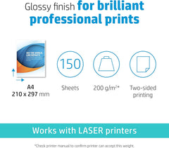 HP Laser Professional Business A4 Paper 200gsm 150 Sheets