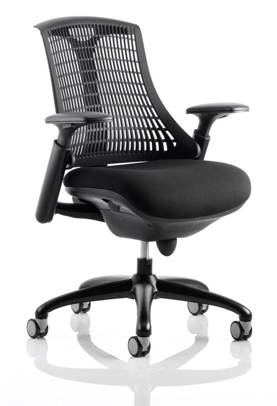 Flex Chair Black Frame With Black Back KC0071 DD