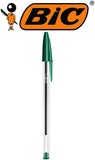 BIC 875976 Cristal Medium Ballpoint Pens 1.0mm Green - Single
