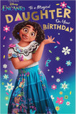 Disney Encanto Birthday Card For Daughter With Envelope - Children's Design With Mirabel And Colourful Floral Pattern, 746747-0-1